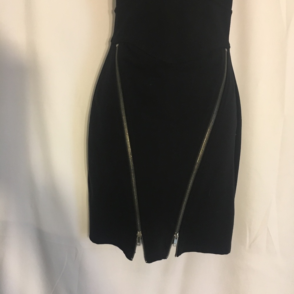 NWT $268 Betsey Johnson Black -Sexy Zippy Dress - Picture 8 of 8